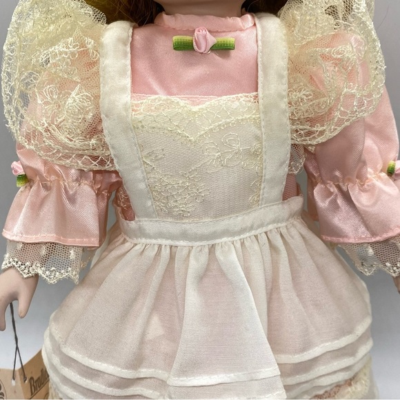Bradley’s Collectible Doll Porcelain Pouts Pouty Corinna 542 13” Victorian NEW - Picture 8 of 15